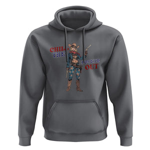 4th Of July Hoodie Chill The Fourth Out American Pin-up Girl TS09 Charcoal Print Your Wear