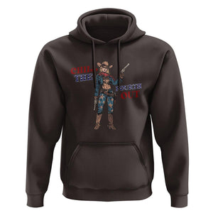 4th Of July Hoodie Chill The Fourth Out American Pin-up Girl TS09 Dark Chocolate Print Your Wear