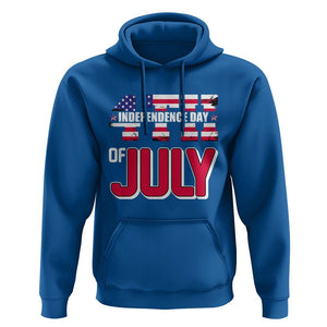 4th of July Hoodie Patriotic Independence Day American Flag TS02 Royal Blue Print Your Wear