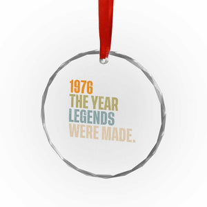 50th Birthday Gift For Men Crystal Glass Ornament Vintage 1976 50 Years Old Birthday TS10 Print Your Wear