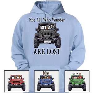Custom JP Shirts, Not All Who Wander Are Lost, JP Dog JP Cat Apparel CTM00 Custom - Printyourwear