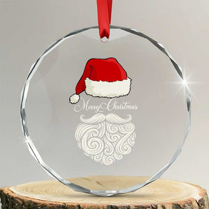 6 7 Xmas 67 Santa Six Seven Meme Merry Christmas Crystal Glass Ornament TS11 Transparent Glass 3'' Circle Print Your Wear