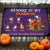 Personalized Halloween Doormat Beware Of My Grandkids CTM Custom - Printyourwear