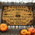 Personalized Halloween Doormat Warning Witch Property CTM Custom - Printyourwear