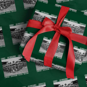 6 Triple 8 Wrapping Paper Roll Black Women's Army Corps 6888th Battalion TS02 Green Print Your Wear