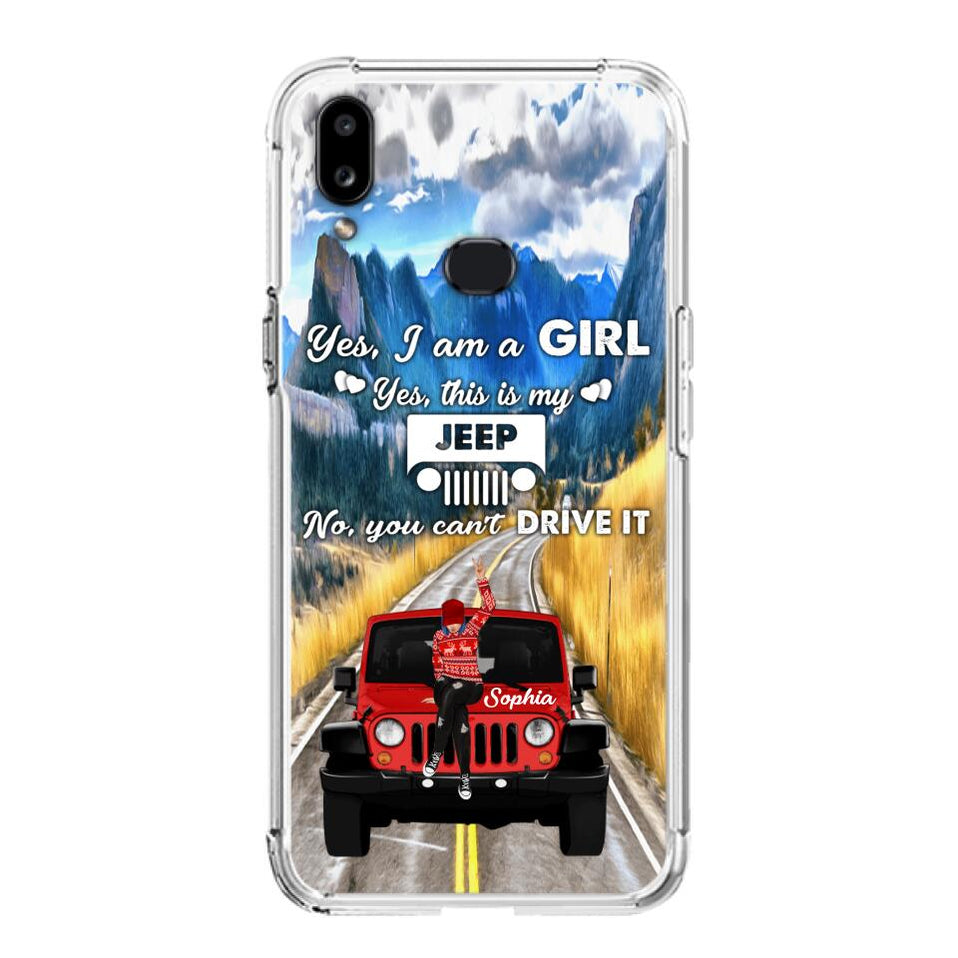 Personalized Jeep Girl Phone Case Yes This Is My Jeep No You Cant Drive It CTM One Size Custom - Printyourwear
