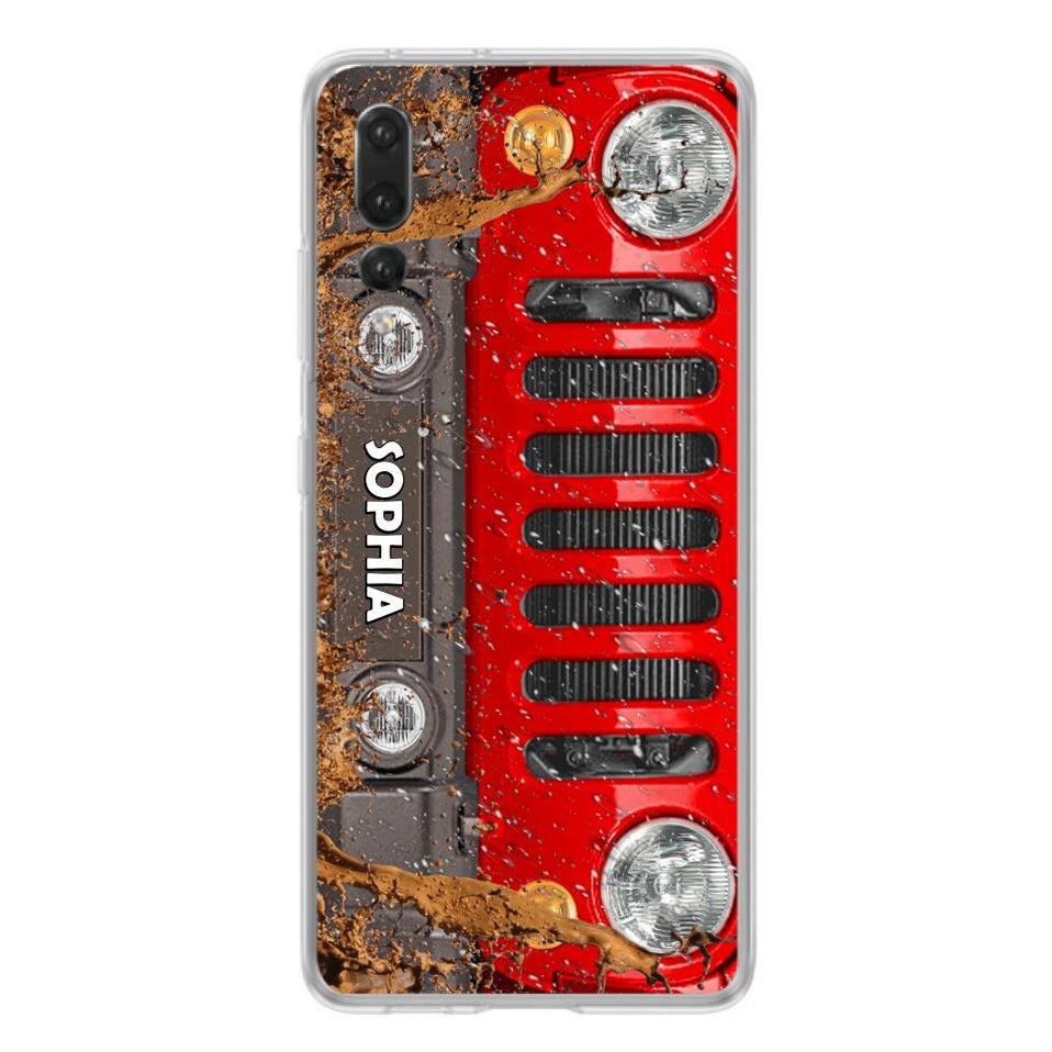 Personalized Jeep Off Road Phone Case Mud Style CTM One Size Custom - Printyourwear