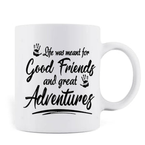 Personalized JP Besties Off Road Mug Gift For Best Friends Life Was Meant For Good Friends and Great Adventures CTM Custom - Printyourwear