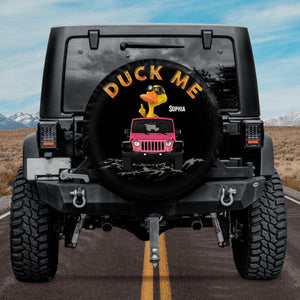 Off Road Ducking Personalized Tire Covers, Gift For Jeep Lovers CTM Custom - Printyourwear