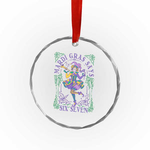 67 Mardi Gras Crystal Glass Ornament Funny Six Seven Carnival Trendy TS14 Print Your Wear