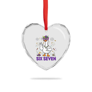 67 Mardi Gras Heart Crystal Glass Ornament Funny Goose Meme Carnival Trendy TS14 Print Your Wear