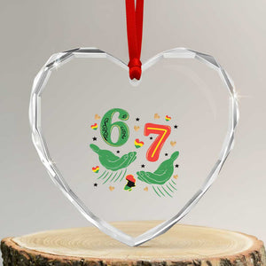 67 Meme Black History Month Heart Crystal Glass Ornament African American Gift TS12 Transparent Glass 3'' Heart Print Your Wear