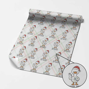 67 Six Seven Chirtsmas Meme Wrapping Paper Roll Funny Silly Goose TS14 Christmas Plaid Print Your Wear
