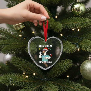 67 Six Seven Goose Nurse Christmas Meme Heart Crystal Glass Ornament TS14 Print Your Wear