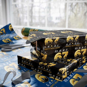 67 Six Seven Meme Wrapping Paper Roll Happy New Year 2026 TS14 Black Print Your Wear