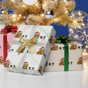 67 Six Seven Wrapping Paper Roll Funny Bigfoot Christmas TS14 Print Your Wear