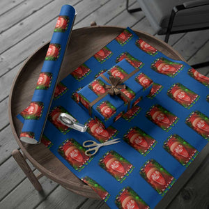 67 Six Seven Xmas Meme Wrapping Paper Roll The Mason 67 Kid Gen Alpha Slang TS11 Blue Print Your Wear