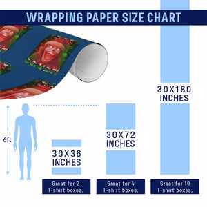 67 Six Seven Xmas Meme Wrapping Paper Roll The Mason 67 Kid Gen Alpha Slang TS11 Print Your Wear