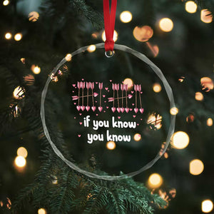 67 Valetines Meme Crystal Glass Ornament Funny Six Seven If You Know TS14 Print Your Wear