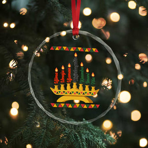7 Principles Of Kwanzaa Crystal Glass Ornament Festival Of Lights African Heritage Gift TS12 Print Your Wear