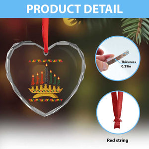 7 Principles Of Kwanzaa Heart Crystal Glass Ornament Festival Of Lights African Heritage Gift TS12 Print Your Wear
