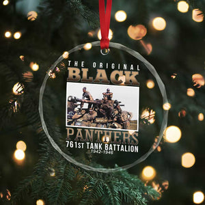 761st Tank Battalion Tribute Crystal Glass Ornament Black Panthers WW2 Heroes TS02 Print Your Wear