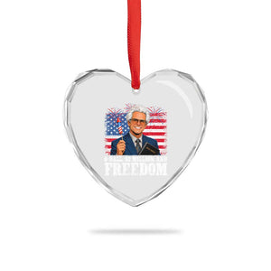 8 Ball 2 Million Dollars And Freedom Heart Crystal Glass Ornament Billy Meme Baby 4th of July