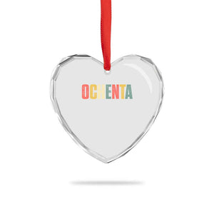 80th Birthday Ochenta Heart Crystal Glass Ornament Spanish Mexican 80 Years Old Bday TS11 Print Your Wear