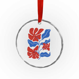 86 47 Boho Floral Matisse Crystal Glass Ornament No Kings Oligarchy FDT Political Protest TS14 Print Your Wear