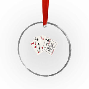 8647 Protest Playing Cards Crystal Glass Ornament Liberal Activist Anti Trump Graphic TS12 Print Your Wear