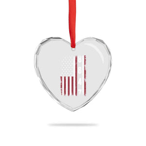 8647 Vintage US Flag Heart Crystal Glass Ornament Political Expression Apparel For Democrats TS12 Print Your Wear
