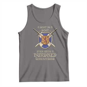 A Scot Is A Scot Even Unto A Hundred Generation Tank Top Scottish Pride TS11 Deep Heather Print Your Wear
