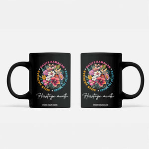 AAPI Heritage Month Coffee Mug Asian American Native Hawaiian Pacific Islander Vintage TS02 Black Print Your Wear