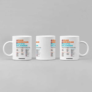 AAPI Heritage Month Coffee Mug Asian American and Pacific Islander Countries Pride TS02 Print Your Wear