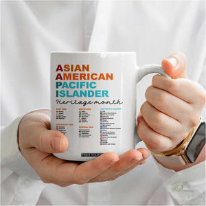AAPI Heritage Month Coffee Mug Asian American and Pacific Islander Countries Pride TS02 Print Your Wear