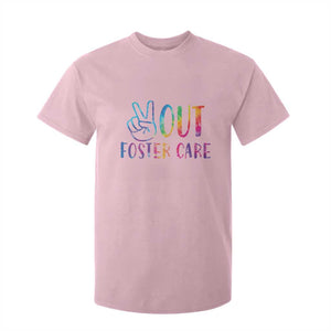 Adoption Foster Parents T Shirt For Kid Peace Out Foster Care TS11 Light Pink Print Your Wear