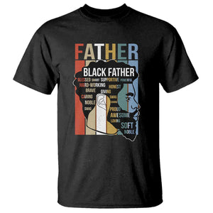 African American Black Father T Shirt Fathers Day Juneteenth TS11 Black Print Your Wear