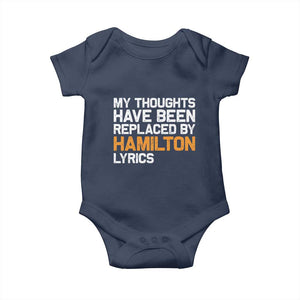 Alexander Hamilton Baby Onesie American Musical Gift TS10 Navy Print Your Wear