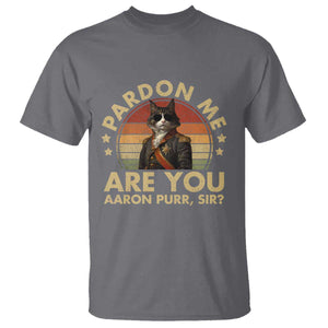 Alexander Hamilton Cat T Shirt Funny Gifts For Fans Cat Lovers TS10 Charcoal Print Your Wear