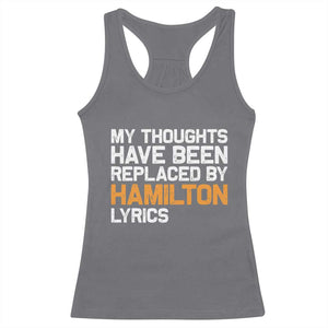 Alexander Hamilton Racerback Tank Top American Musical Gift TS10 Charcoal Print Your Wear