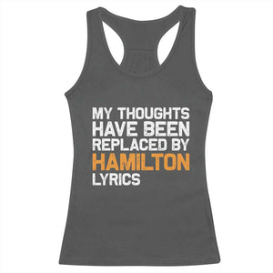 Alexander Hamilton Racerback Tank Top American Musical Gift TS10 Dark Heather Print Your Wear