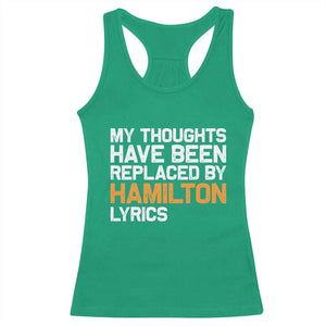 Alexander Hamilton Racerback Tank Top American Musical Gift TS10 Irish Green Print Your Wear