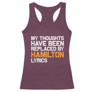Alexander Hamilton Racerback Tank Top American Musical Gift TS10 Maroon Print Your Wear