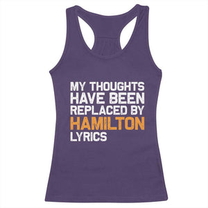 Alexander Hamilton Racerback Tank Top American Musical Gift TS10 Purple Print Your Wear