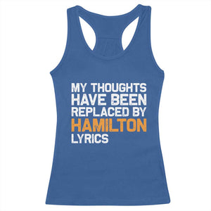 Alexander Hamilton Racerback Tank Top American Musical Gift TS10 Royal Blue Print Your Wear