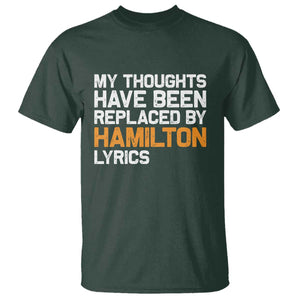 Alexander Hamilton T Shirt American Musical Gift TS10 Dark Forest Green Print Your Wear