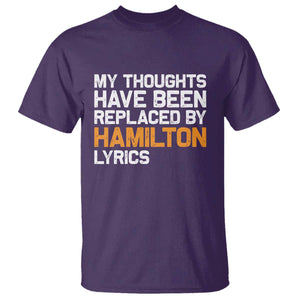 Alexander Hamilton T Shirt American Musical Gift TS10 Purple Print Your Wear