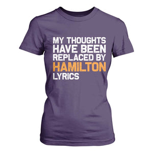 Alexander Hamilton T Shirt For Women American Musical Gift TS10 Purple Print Your Wear