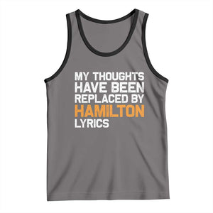 Alexander Hamilton Tank Top American Musical Gift TS10 Deep Heather Black Print Your Wear