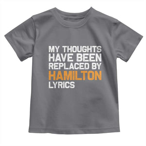 Alexander Hamilton Toddler T Shirt American Musical Gift TS10 Charcoal Print Your Wear